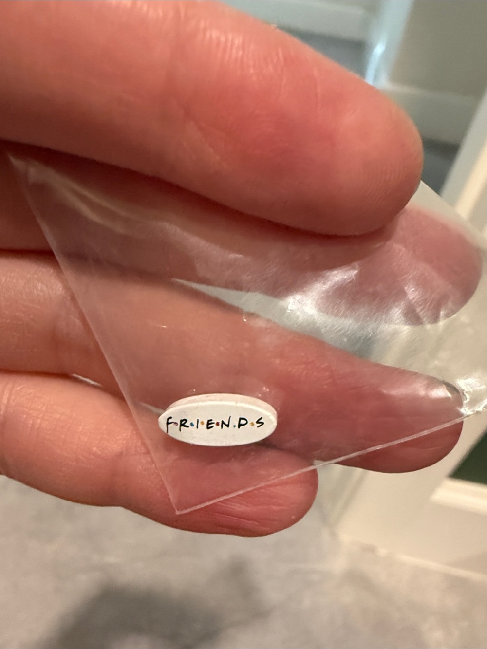 Origami Owl White 'Friends' Charm Insert